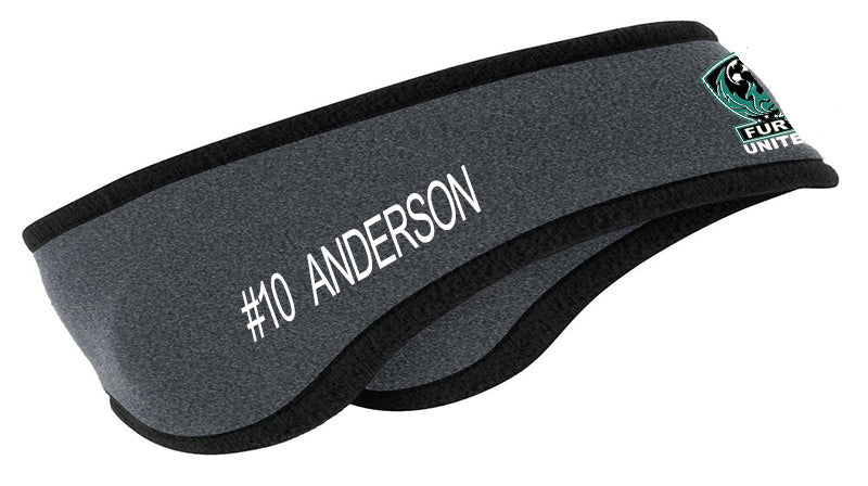 Fury United Two-Color Fleece Headband HEY MAMA GRAPHICS