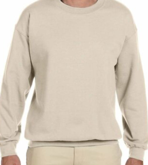 Emergency Department Heart Beat Blue Crew Sweatshirt HEY MAMA GRAPHICS