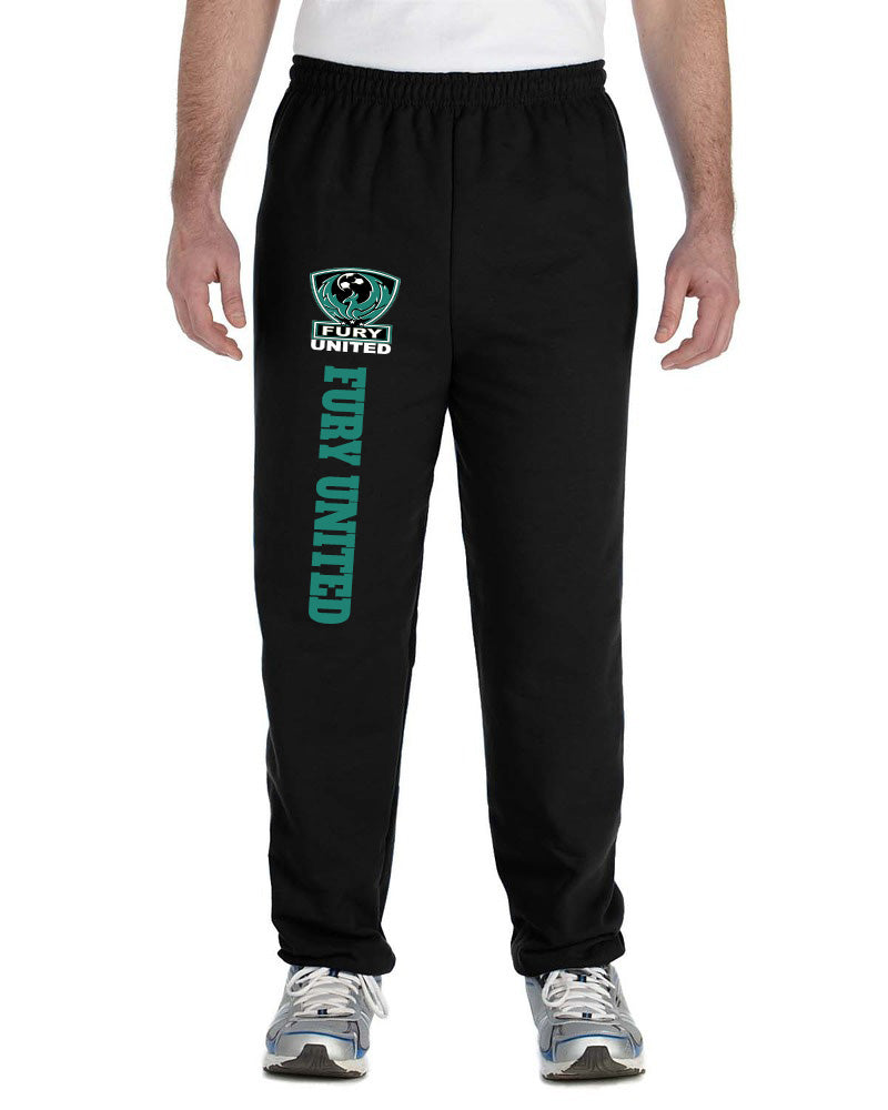 Unisex Core Fleece Jogger With Large Red River Flood Logo HEY MAMA GRAPHICS