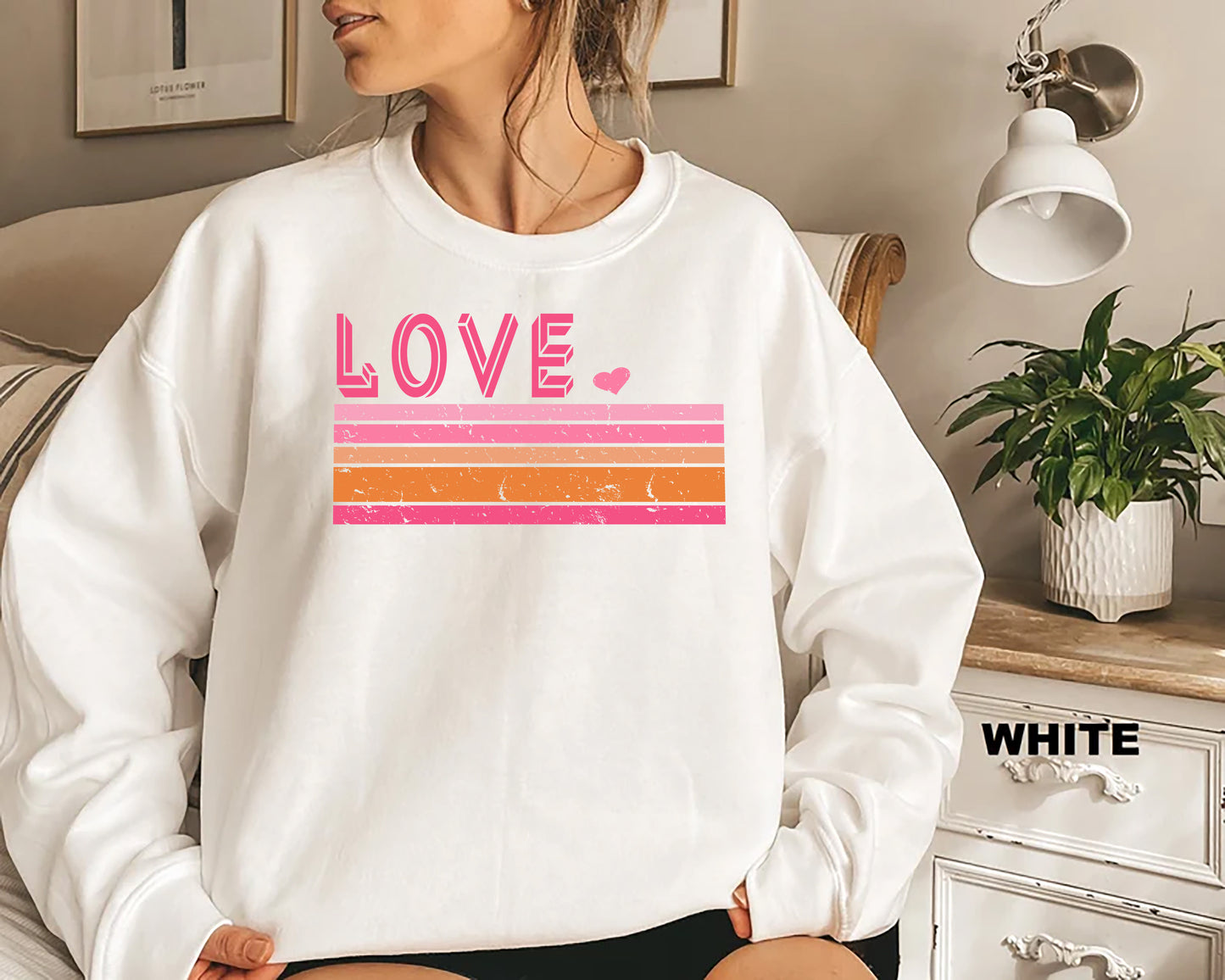 Valentine “Love” Holiday Crew Sweatshirt