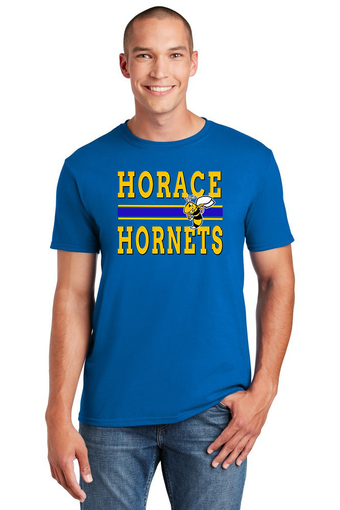 Horace Hornets t shirt with Bee logo Youth/Adult