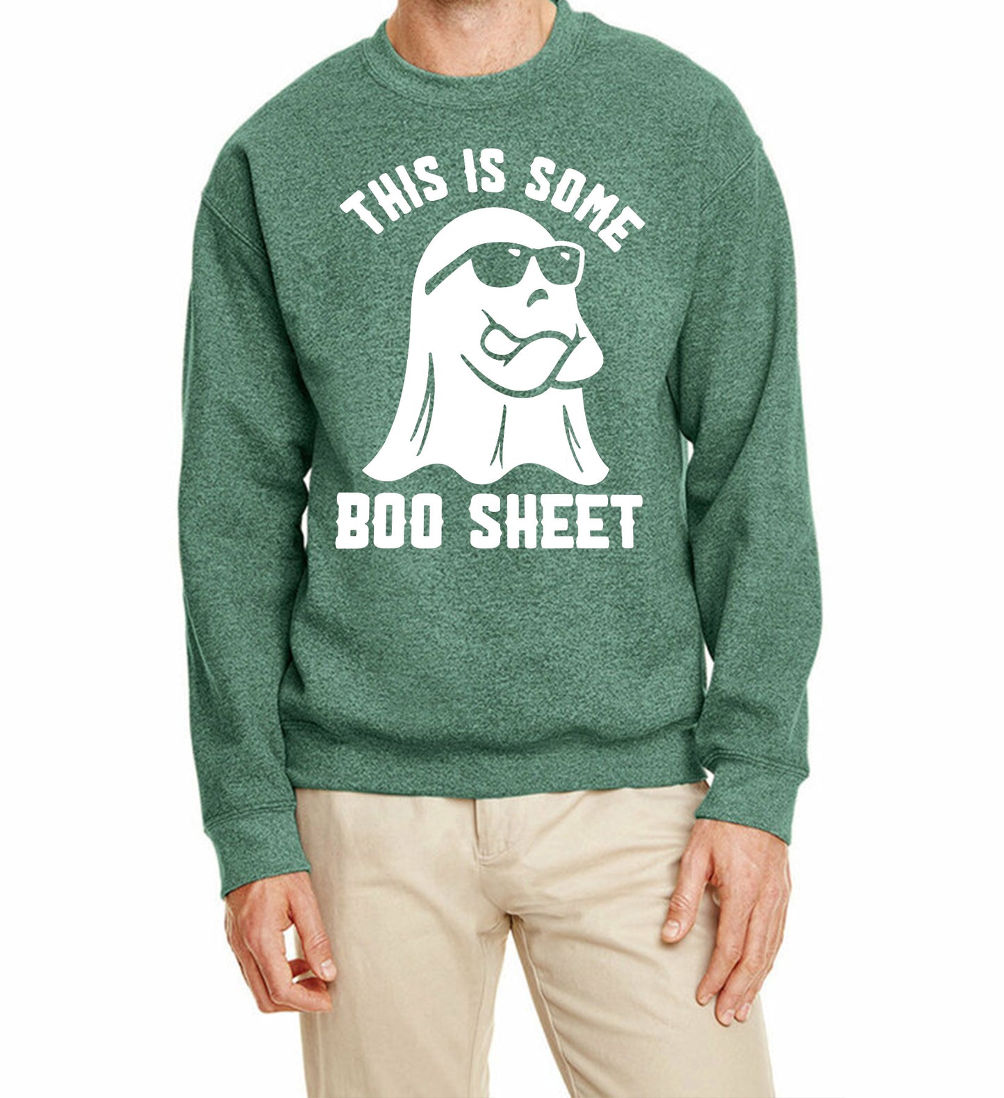 This is some "Boo Sheet" Halloween Holiday sweatshirt