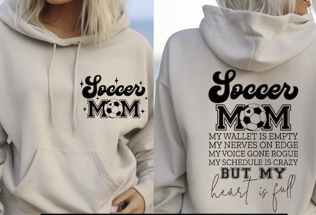 Soccer Mom Heart Full HEY MAMA GRAPHICS