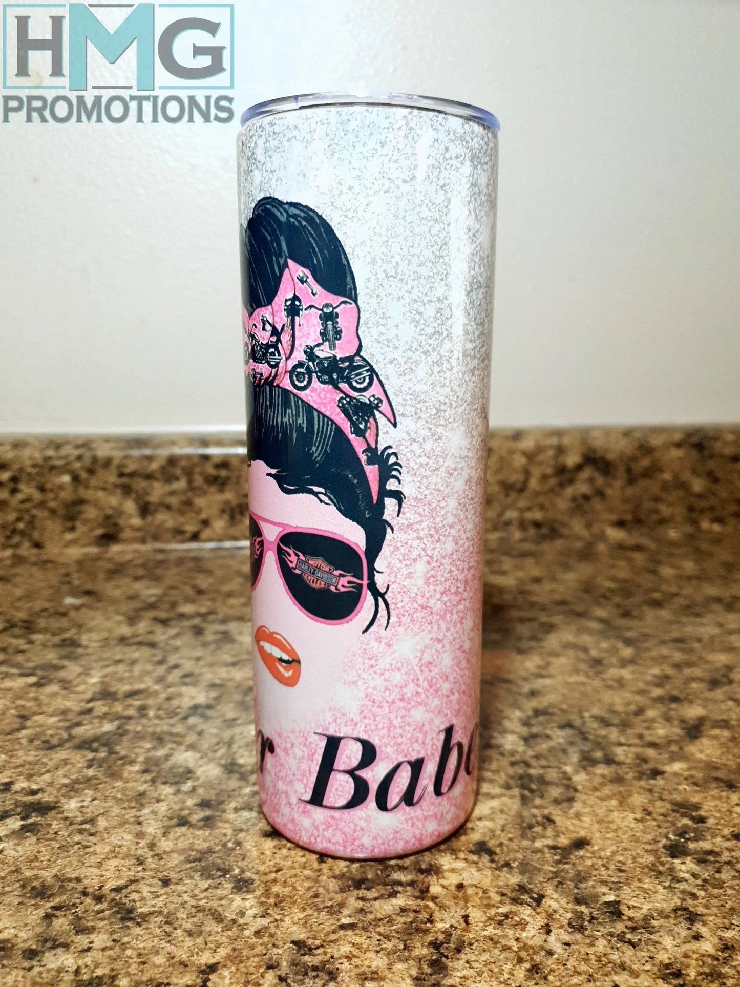 Harley Davidson Biker Babe tumbler