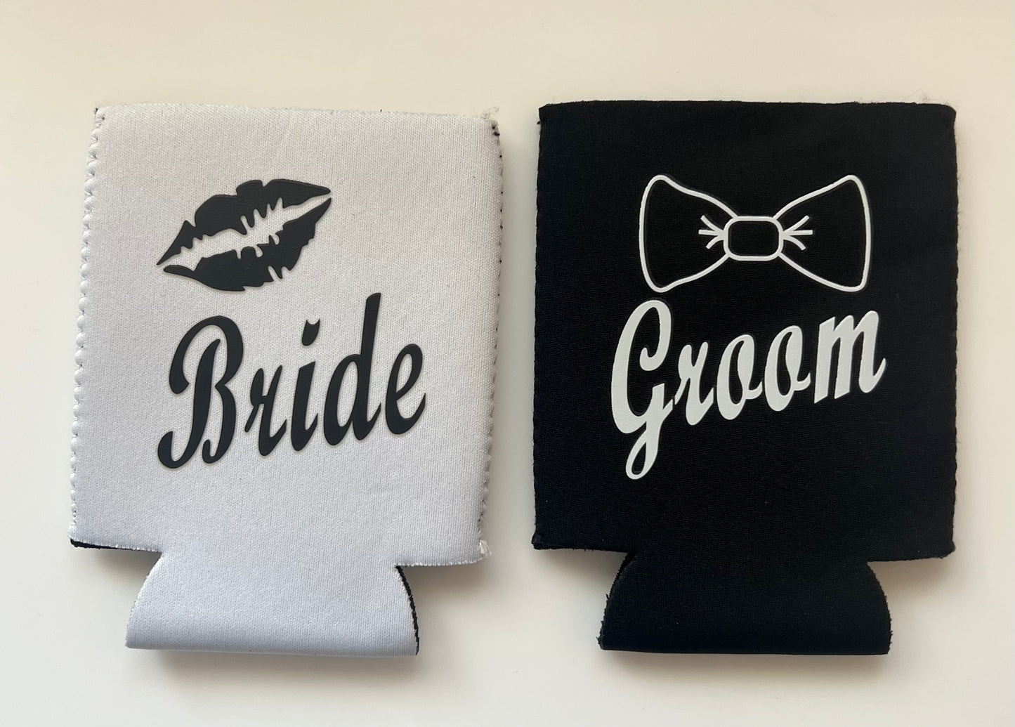 Bride and Groom Wedding Koozie