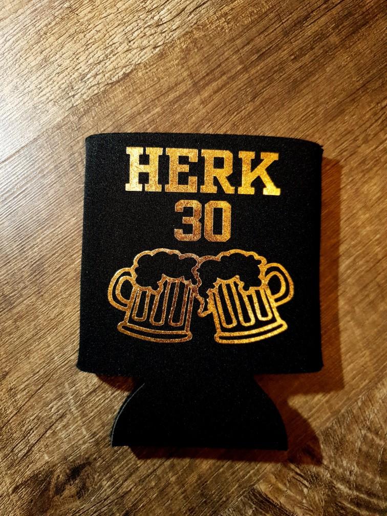12 Custom Birthday Can Koozie