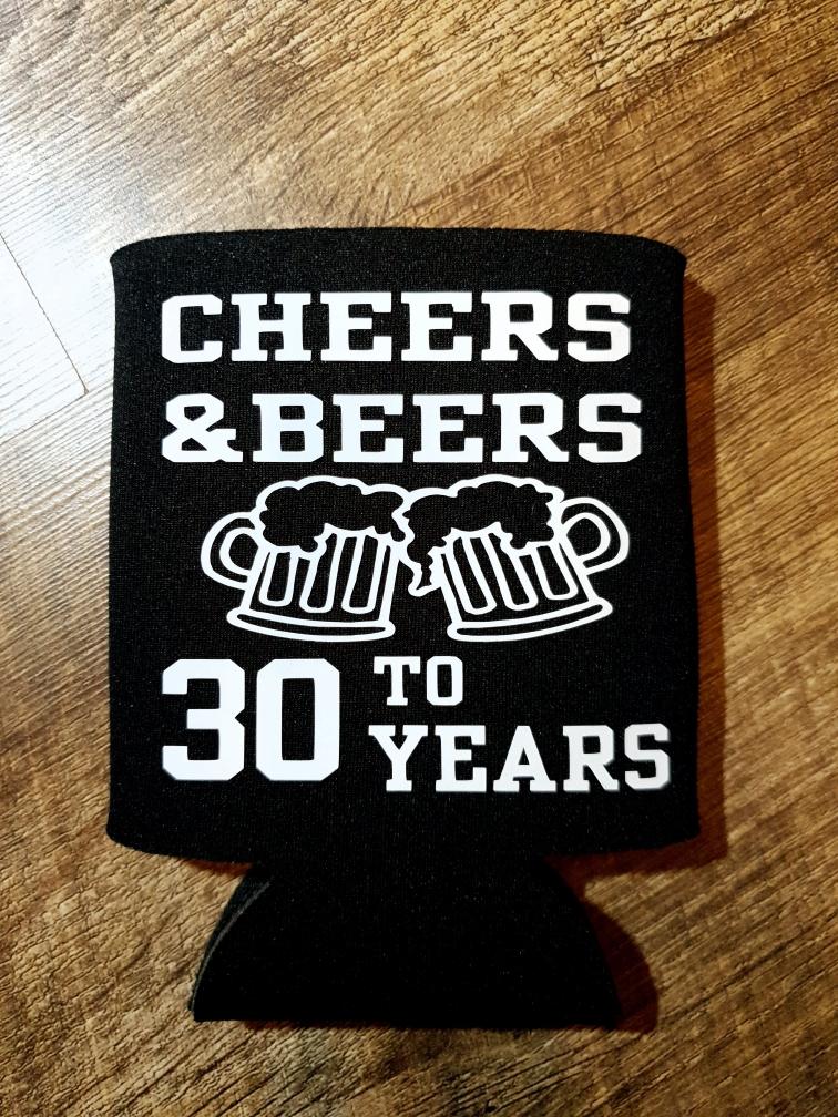 12 Custom Birthday Can Koozie