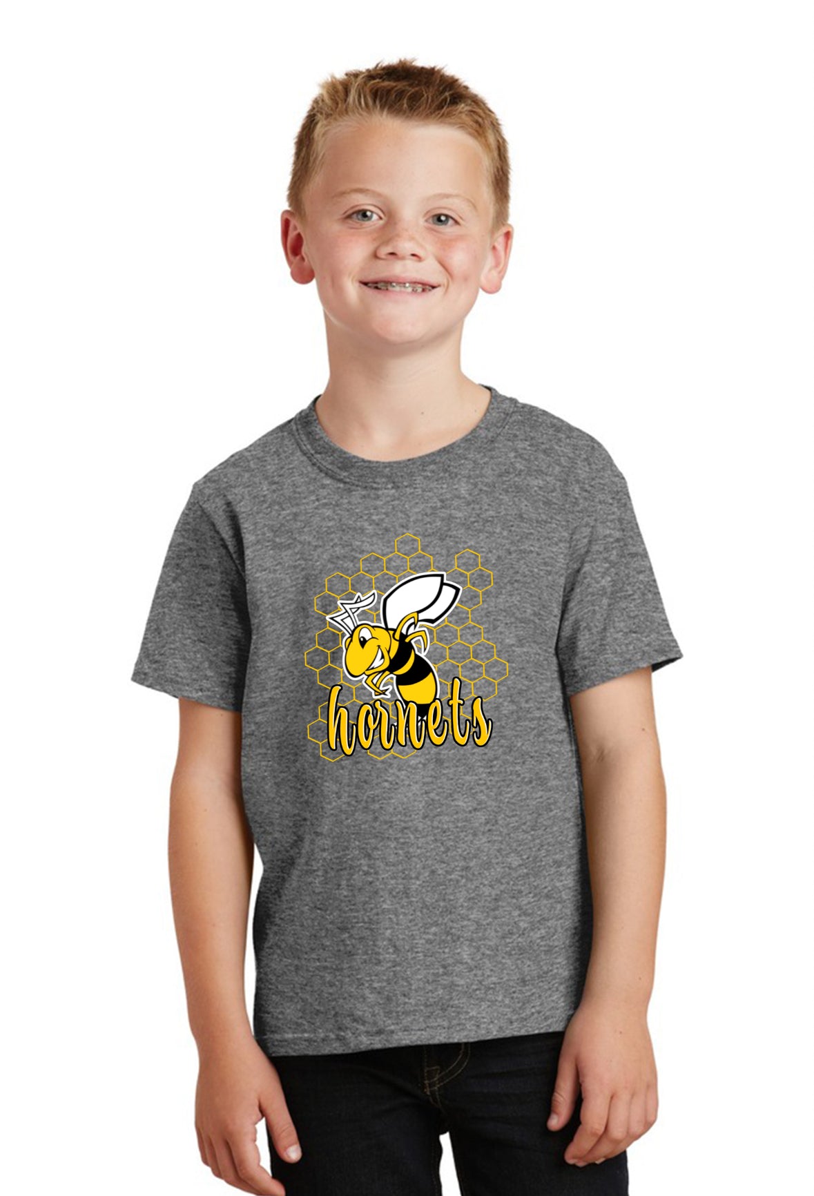 Youth Horace Hornets Hoenycomb T-shirt