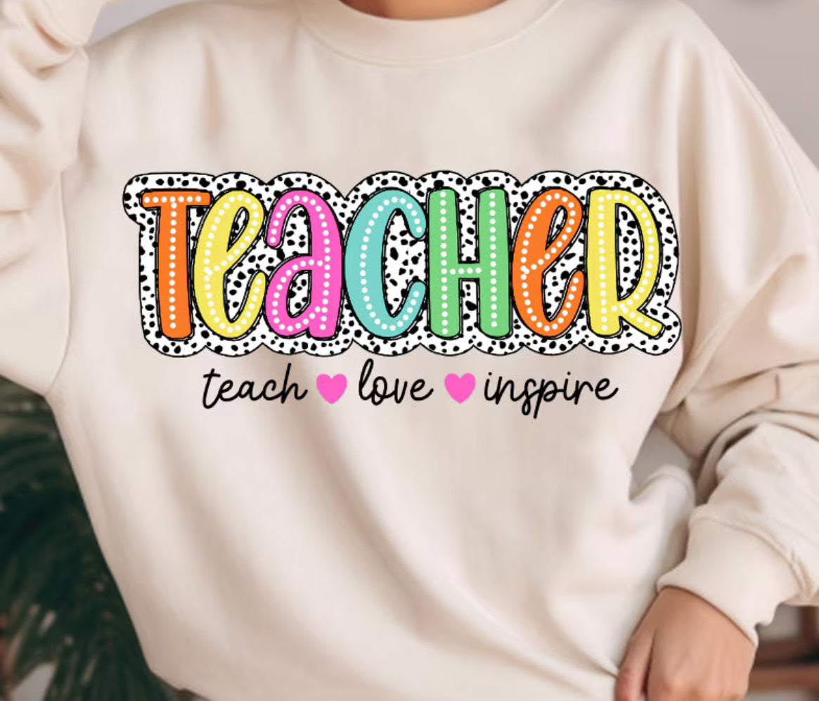 Dalmatian Teacher Sweatshirt