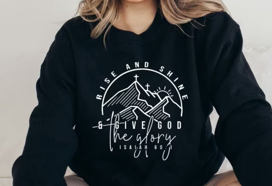 Give God The Glory Crew Sweatshirt