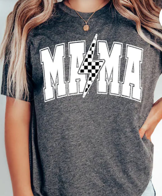 Mama Lighting Bolt T-Shirt