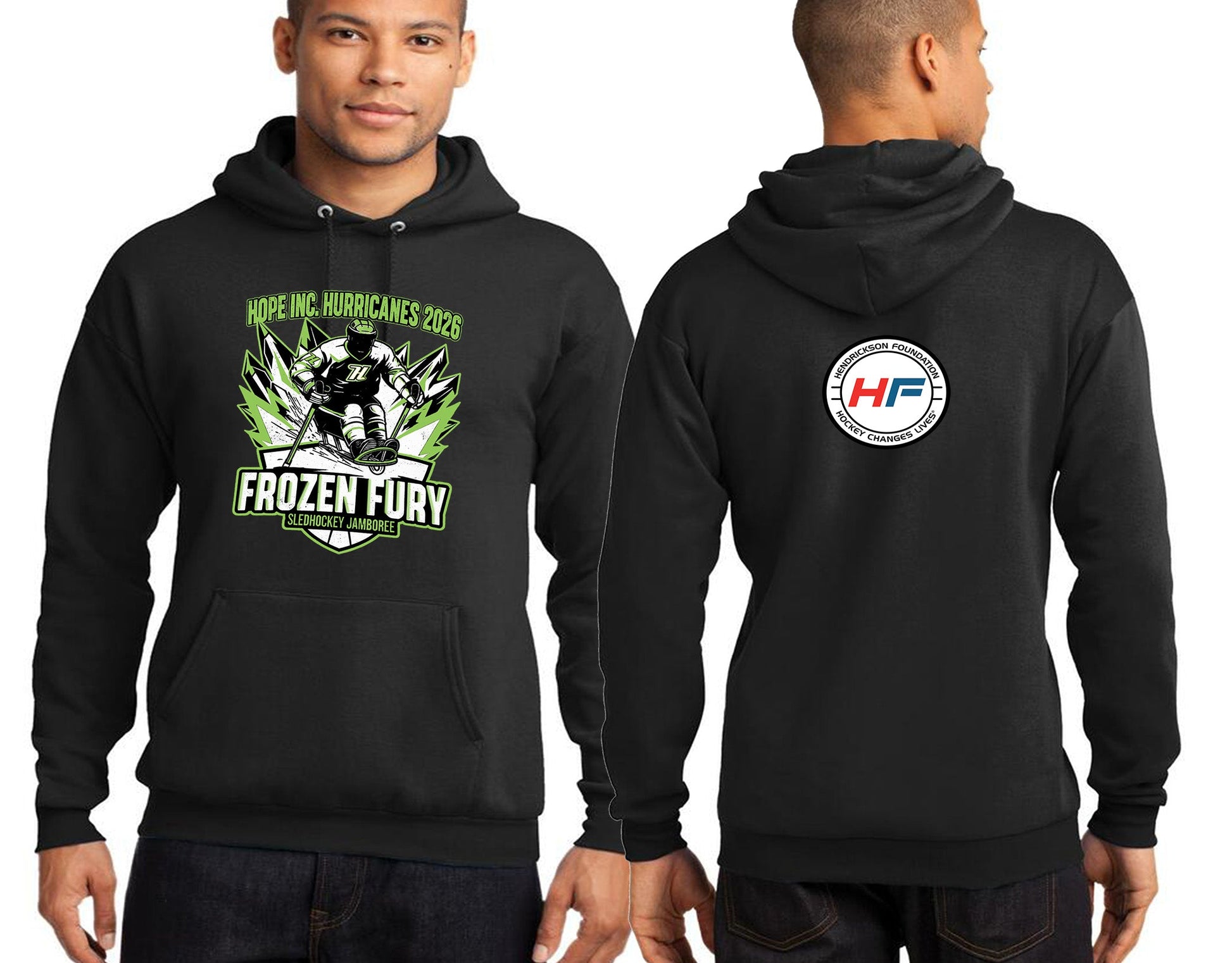 Frozen Fury Sledhockey Jamboree Hoodie Sweatshirt HEY MAMA GRAPHICS