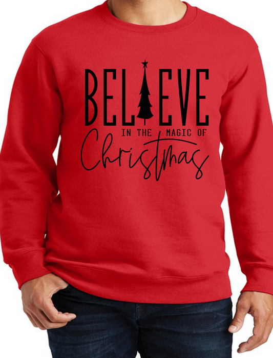 Believe Holiday Christmas Sweatshirt