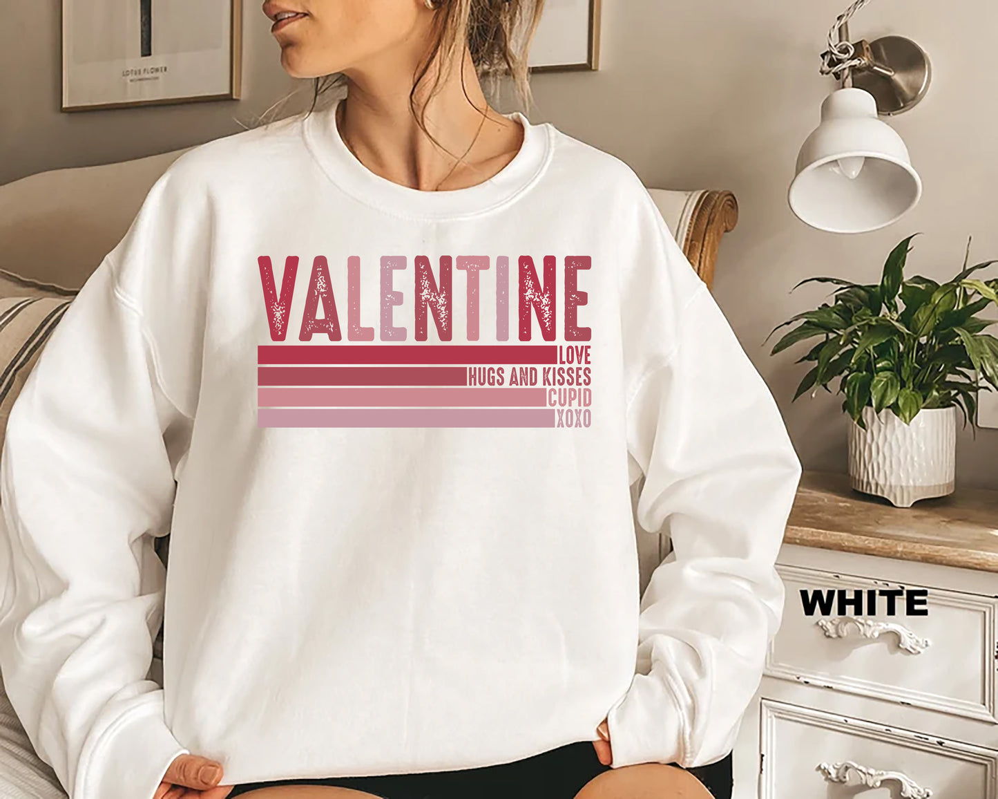 “Valentine” Holiday Crew Sweatshirt