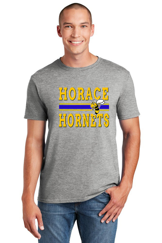 Horace Hornets t shirt with Bee logo Youth/Adult