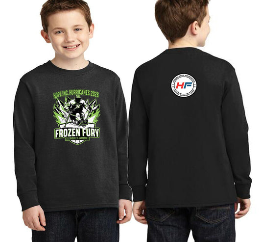Frozen Fury Sledhockey Jamboree Crew Sweatshirt Youth HEY MAMA GRAPHICS
