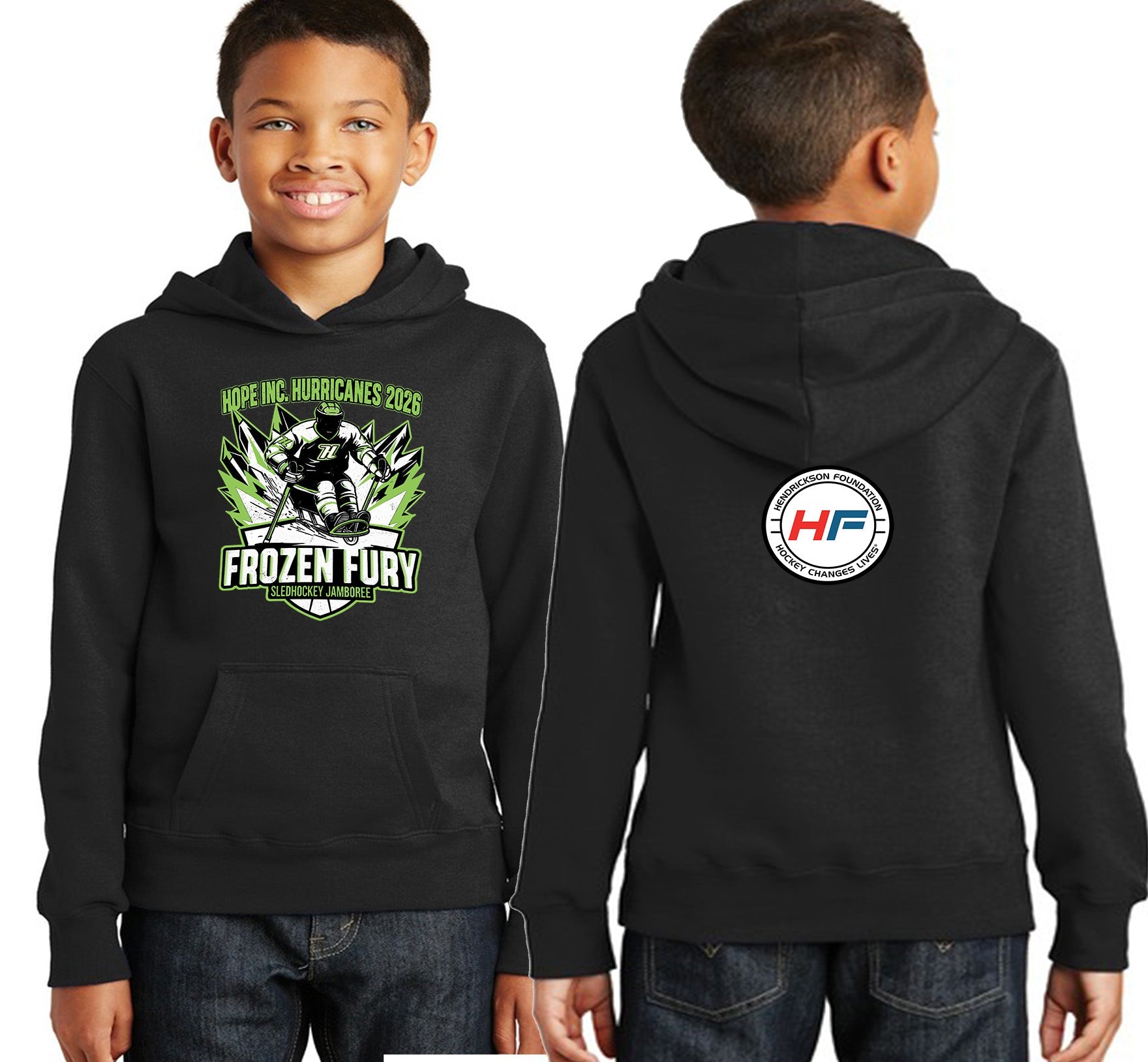 Frozen Fury Sledhockey Jamboree Hoodie Sweatshirt HEY MAMA GRAPHICS