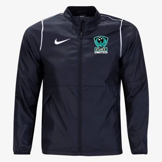 Black Nike Fury United Zip Up Jacket