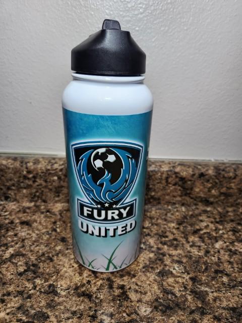 32 oz Fury United Water Bottle Tumbler