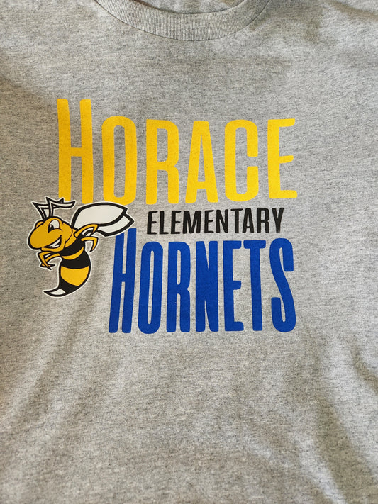 Horace Student elementary grey t shirt