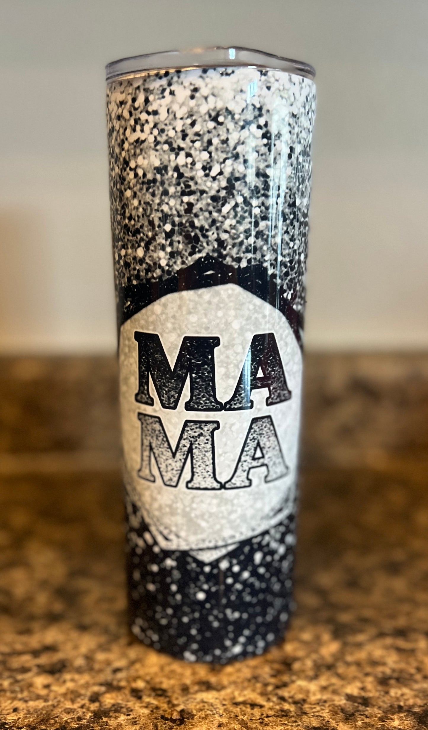 Black and White MAMA Tumbler